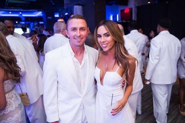Washington Redskins kicker Kai Forbath and Jaimie Sullivan