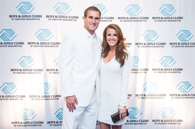 Washington Redskins Quarterback Kirk Cousins and wife Julie Hampton